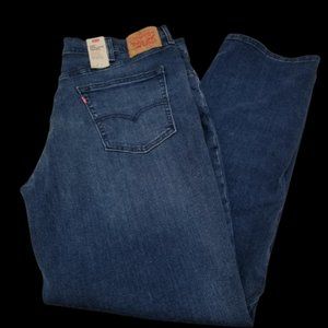 Levis 541 Athletic Taper Jeans Mens  Sit at waist Blue Stretch Denim Size 40x34